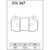 Dixcel Brake Pad 331167