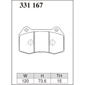 Dixcel Brake Pad 331167