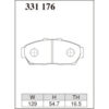Dixcel Brake Pad 331176