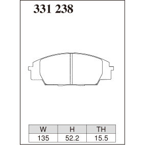 Dixcel Brake Pad 331238