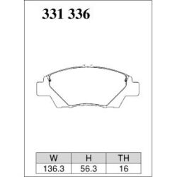 Dixcel Brake Pad 331336