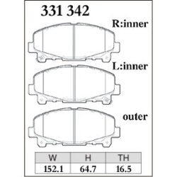 Dixcel Brake Pad 331342