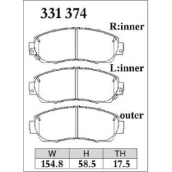 Dixcel Brake Pad 331374