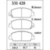 Dixcel Brake Pad 331428