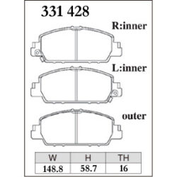 Dixcel Brake Pad 331428