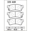 Dixcel Brake Pad 331440