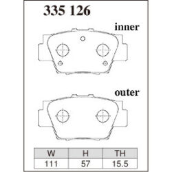 Dixcel Brake Pad 335126