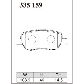 Dixcel Brake Pad 335159