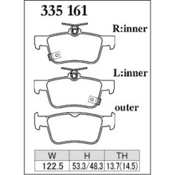 Dixcel Brake Pad 335161