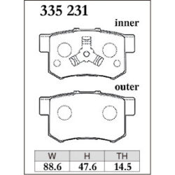 Dixcel Brake Pad 335231