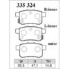 Dixcel Brake Pad 335324