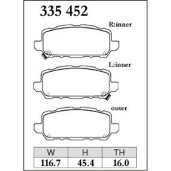 Dixcel Brake Pad 335452