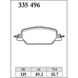 Dixcel Brake Pad 335496
