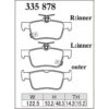 Dixcel Brake Pad 335878