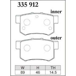Dixcel Brake Pad 335912