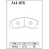 Dixcel Brake Pad 341078