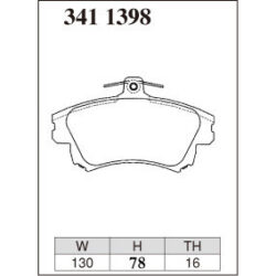 Dixcel Brake Pad 3411398
