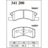 Dixcel Brake Pad 341200