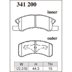 Dixcel Brake Pad 341200
