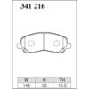 Dixcel Brake Pad 341216