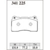 Dixcel Brake Pad 341225