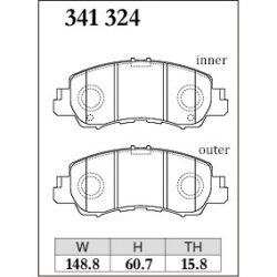 Dixcel Brake Pad 341324