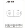 Dixcel Brake Pad 345098