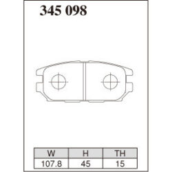 Dixcel Brake Pad 345098