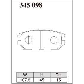 Dixcel Brake Pad 345098