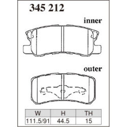 Dixcel Brake Pad 345212