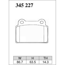 Dixcel Brake Pad 345227