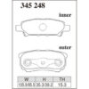 Dixcel Brake Pad 345248