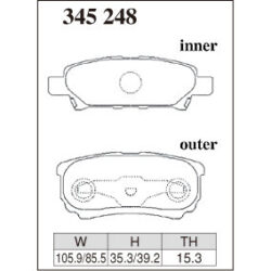 Dixcel Brake Pad 345248