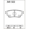Dixcel Brake Pad 345322