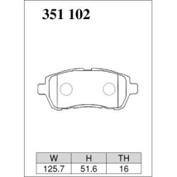 Dixcel Brake Pad 351102