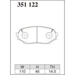 Dixcel Brake Pad 351122