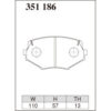 Dixcel Brake Pad 351186