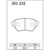 Dixcel Brake Pad 351232