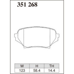 Dixcel Brake Pad 351268
