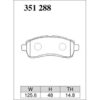 Dixcel Brake Pad 351288