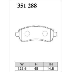 Dixcel Brake Pad 351288