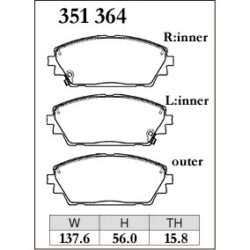 Dixcel Brake Pad 351364