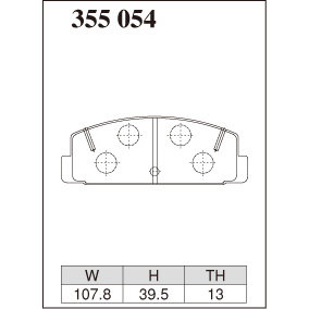 Dixcel Brake Pad 355054