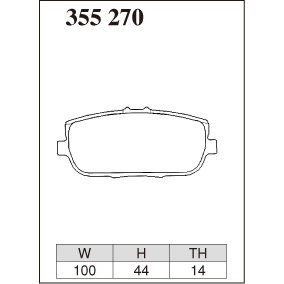 Dixcel Brake Pad 355270