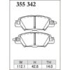 Dixcel Brake Pad 355342