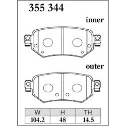 Dixcel Brake Pad 355344