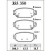 Dixcel Brake Pad 355350