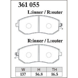 Dixcel Brake Pad 361055