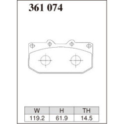 Dixcel Brake Pad 361074
