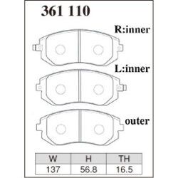 Dixcel Brake Pad 361110